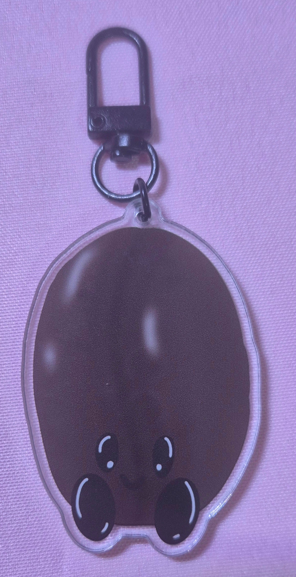 Coffee bean keychain