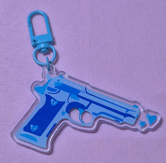 Gun keychain